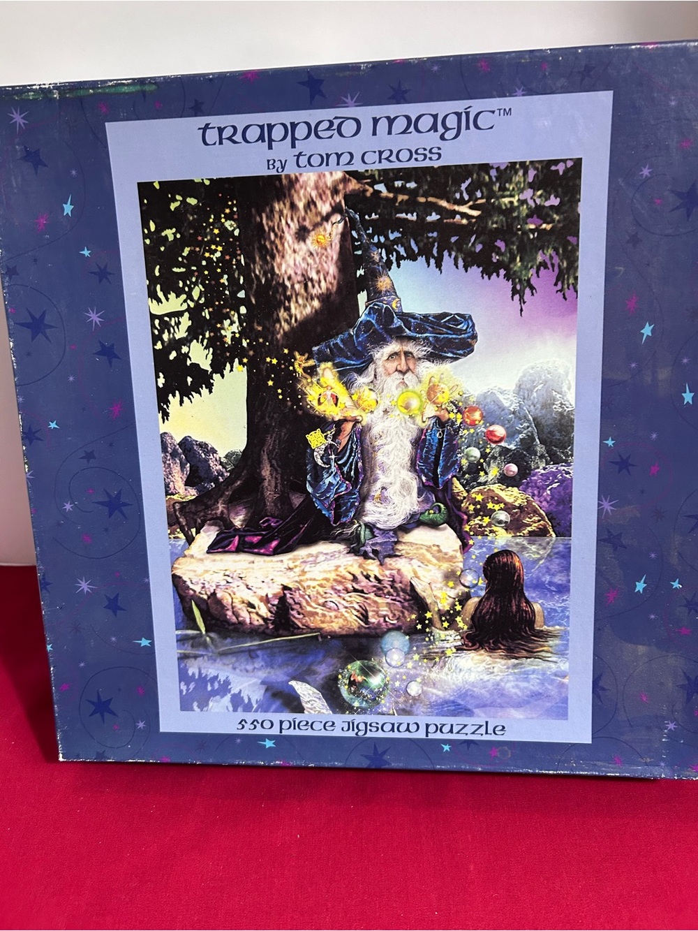 1990s Trapped Magic by Tom Cross - 550-Piece Jigsaw Puzzle in Purple